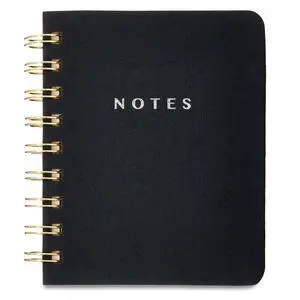 Pen+Gear Small Memo Spiral Notepad 4x5Inch 192 Ruled Pages Twin-Wire Binding Hard Cover Black Pen+Gear Small Memo Spiral Notepad 4x5Inch 192 Ruled Pages Twin-Wire Binding Hard Cover Black