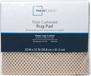 Mainstays Deluxe Felt Non-Skid Rug Pad, Sand, 2' x 3' Mainstays Deluxe Felt Non-Skid Rug Pad, Sand, 2' x 3'