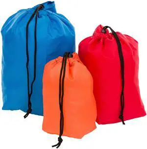 Outdoor Products Ditty Bag 3 Pack, 16.2L, Assorted, Drawstring Closure, Unisex Outdoor Products Ditty Bag 3 Pack, 16.2L, Assorted, Drawstring Closure, Unisex