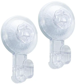 Mainstays Vacuum Suction Cup Hooks, 2 Pack, Clear Mainstays Vacuum Suction Cup Hooks, 2 Pack, Clear