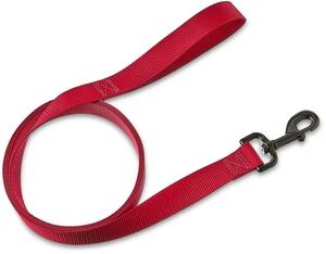 Vibrant Life 6' Solid Polyester Leash, Red, M/L Vibrant Life 6' Solid Polyester Leash, Red, M/L
