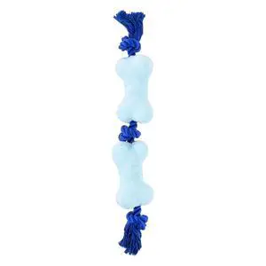 Vibrant Life Chomp and Tug Buddy Squeaky Bones Dog Chew Toy Vibrant Life Chomp and Tug Buddy Squeaky Bones Dog Chew Toy