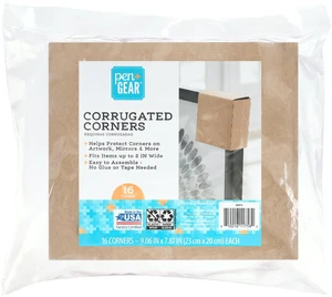 Pen+Gear Corrugated Corners, 4in x 4in, Kraft, 16 Count Pen+Gear Corrugated Corners, 4in x 4in, Kraft, 16 Count