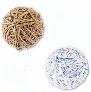 Vibrant Life Yarn Ball Cat Toy with Rattle Sound, 2 Pack Vibrant Life Yarn Ball Cat Toy with Rattle Sound, 2 Pack