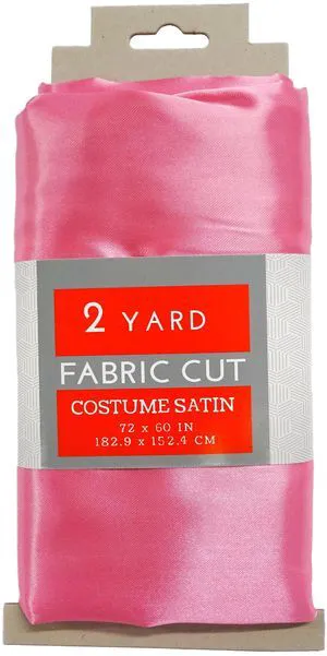 Shason Textile 60" x 2 Yards 100% Polyester Satin Craft Fabric, Mild Pink Shason Textile 60" x 2 Yards 100% Polyester Satin Craft Fabric, Mild Pink
