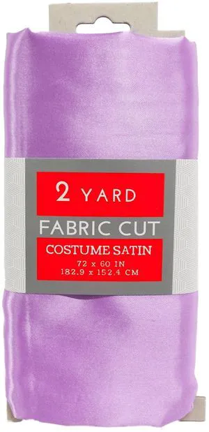 Shason Textile Satin Precut Fabric 2Yards for Special Occasion Costume, Lilac Shason Textile Satin Precut Fabric 2Yards for Special Occasion Costume, Lilac