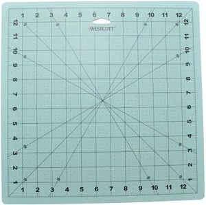 Westcott Self-Healing Cutting Mat 13in x 13in Blue 1-Count for Craft Westcott Self-Healing Cutting Mat 13in x 13in Blue 1-Count for Craft