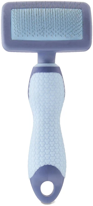 Vibrant Life Dog Slicker Grooming Brush, Plastic, with TPR Grip Vibrant Life Dog Slicker Grooming Brush, Plastic, with TPR Grip