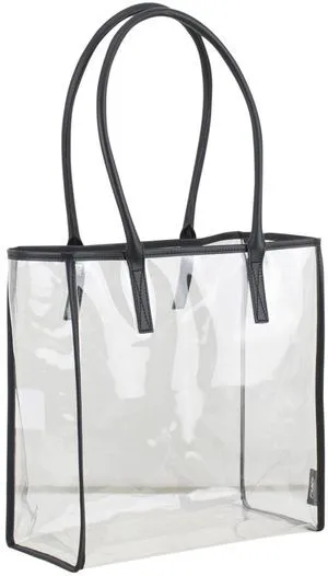 Eastsport Clear All-Purpose Security Tote, Black Eastsport Clear All-Purpose Security Tote, Black