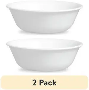 Corelle Winter Frost White 18oz Soup Bowl (2 Pack) Corelle Winter Frost White 18oz Soup Bowl (2 Pack)