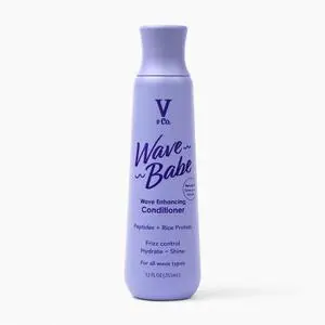 V&Co. Beauty Wave Babe Wavy Hair Conditioner with Peptide Technology, 12 fl oz, Squeeze Bottle V&Co. Beauty Wave Babe Wavy Hair Conditioner with Peptide Technology, 12 fl oz, Squeeze Bottle