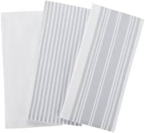 Better Homes & Gardens Oversized Kitchen Towels, Soft Silver Cotton, 3 Pack Better Homes & Gardens Oversized Kitchen Towels, Soft Silver Cotton, 3 Pack
