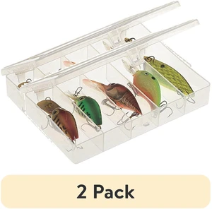 Plano Five-Compartment StowAway 3400 Utility Box, 2-Pack, 6.5"L x 4"W x 1.13"H Plano Five-Compartment StowAway 3400 Utility Box, 2-Pack, 6.5"L x 4"W x 1.13"H
