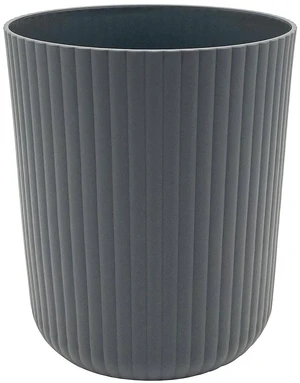 Mainstays 1.64Gallon Plastic Ribbed Trash Can, Grey Mainstays 1.64Gallon Plastic Ribbed Trash Can, Grey