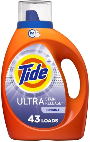 Tide Ultra Stain Release Liquid Laundry Detergent, 84 fl oz, 43 Loads, Original Scent Tide Ultra Stain Release Liquid Laundry Detergent, 84 fl oz, 43 Loads, Original Scent