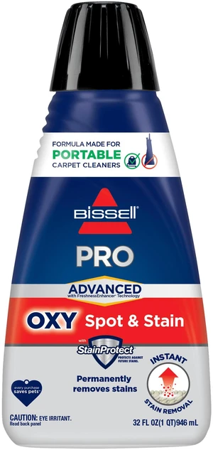 BISSELL Advanced Pro Oxy Spot and Stain Cleaner with StainProtect, Portable Deep Cleaning Formula, Fresh Scent, 32 fl oz, 2038W BISSELL Advanced Pro Oxy Spot and Stain Cleaner with StainProtect, Portable Deep Cleaning Formula, Fresh Scent, 32 fl oz, 2038W