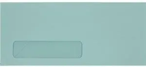 LUXPaper #10 Window Envelopes, 4 1/8 x 9 1/2, Pastel Blue, 50/Pack LUXPaper #10 Window Envelopes, 4 1/8 x 9 1/2, Pastel Blue, 50/Pack