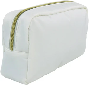 Hello Hobby Zippered Customizable Nylon Storage Bag, Medium, White Hello Hobby Zippered Customizable Nylon Storage Bag, Medium, White