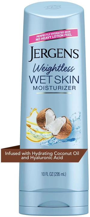 Jergens Wet Skin Body Moisturizer, In-Shower Body Lotion, Coconut, 10 Fl Oz Jergens Wet Skin Body Moisturizer, In-Shower Body Lotion, Coconut, 10 Fl Oz