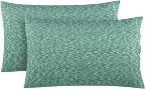 Mainstays Extra Soft Jersey Pillowcase Set, Standard/Queen, 100% Cotton, Green Sage Crackle, 2 Pieces Mainstays Extra Soft Jersey Pillowcase Set, Standard/Queen, 100% Cotton, Green Sage Crackle, 2 Pieces