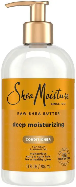 SheaMoisture Restorative Raw Shea Butter Deep Moisturizing Conditioner for Curly Hair, 13 fl oz SheaMoisture Restorative Raw Shea Butter Deep Moisturizing Conditioner for Curly Hair, 13 fl oz
