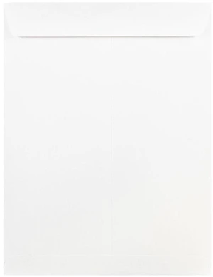 JAM Paper 9x12 Open End Catalog Commercial Envelopes, White, 25-Pack JAM Paper 9x12 Open End Catalog Commercial Envelopes, White, 25-Pack