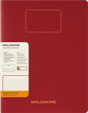 Moleskine Student Cahier Journal, Soft Cover, Ruled, XXL (8.5" x 11"), Red Moleskine Student Cahier Journal, Soft Cover, Ruled, XXL (8.5" x 11"), Red