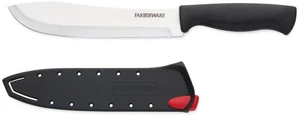 Farberware EdgeKeeper 7-Inch Butcher Knife with Self-Sharpening Blade Cover, Black Farberware EdgeKeeper 7-Inch Butcher Knife with Self-Sharpening Blade Cover, Black