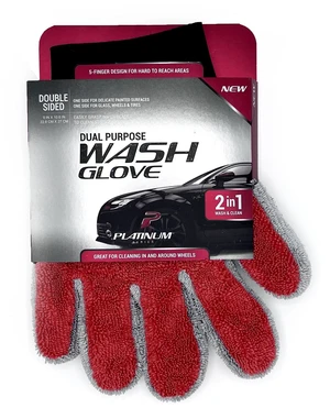 Platinum Series 2-in-1 Microfiber Wheel Cleaning Glove Mitt Platinum Series 2-in-1 Microfiber Wheel Cleaning Glove Mitt