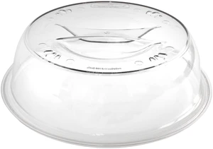 Nordic Ware Deluxe Microwave Plastic Spatter Cover, 11" x 11" x 3.1", Clear, 1 Piece Nordic Ware Deluxe Microwave Plastic Spatter Cover, 11" x 11" x 3.1", Clear, 1 Piece