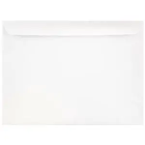 JAM Paper 9x12 Booklet Commercial Envelopes, White, 25 per Pack JAM Paper 9x12 Booklet Commercial Envelopes, White, 25 per Pack