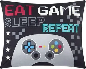 Your Zone Gamer Bed Pillow 20x26in Soft Mink Your Zone Gamer Bed Pillow 20x26in Soft Mink