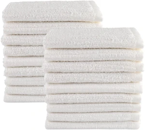 Mainstays 18-Piece Kitchen Bar Mop Dishcloth Set, White Mainstays 18-Piece Kitchen Bar Mop Dishcloth Set, White