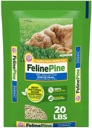 20lb Feline Pine Original 100% Natural Cat Litter 20lb Feline Pine Original 100% Natural Cat Litter