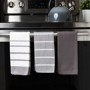 Fabstyles Fouta 3 Piece Assorted Kitchen Towel Set, 100% Cotton, 26" x 18" Fabstyles Fouta 3 Piece Assorted Kitchen Towel Set, 100% Cotton, 26" x 18"