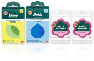 Scotch-Brite Brite Blooms Collection 2 Extra Gentle Scrub Sponges and 4 Dobie Non-Scratch Sponges Scotch-Brite Brite Blooms Collection 2 Extra Gentle Scrub Sponges and 4 Dobie Non-Scratch Sponges