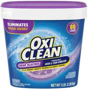 OxiClean Odor Blasters Versatile Odor and Laundry Stain Remover Powder, 5lb OxiClean Odor Blasters Versatile Odor and Laundry Stain Remover Powder, 5lb