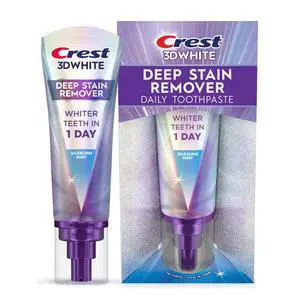 Crest 3DWhite Brilliance Deep Stain Remover Dazzling Mint Toothpaste, 3.1oz Crest 3DWhite Brilliance Deep Stain Remover Dazzling Mint Toothpaste, 3.1oz