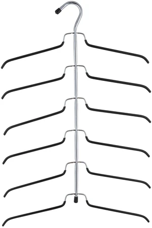 Organize It All 6-Tier Blouse Tree Metal Clothes Shirt Hanger, Chrome Organize It All 6-Tier Blouse Tree Metal Clothes Shirt Hanger, Chrome