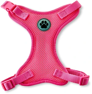 Vibrant Life Reflective Mesh Adjustable Dog Harness, Pink, Small Vibrant Life Reflective Mesh Adjustable Dog Harness, Pink, Small