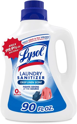 Lysol Laundry Sanitizer Additive, Crisp Linen, 90 fl oz Lysol Laundry Sanitizer Additive, Crisp Linen, 90 fl oz