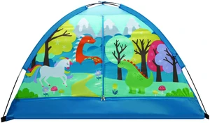 Crckt Kids Polyester Indoor Camping Play Tent, Majestic Design Print, 60"L x 36"W x 36"H Crckt Kids Polyester Indoor Camping Play Tent, Majestic Design Print, 60"L x 36"W x 36"H
