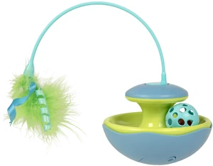 SmartyKat Track Tizzy Motion Cat Toy, Electronic Interactive Pet Toy, Blue SmartyKat Track Tizzy Motion Cat Toy, Electronic Interactive Pet Toy, Blue