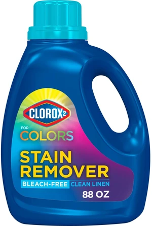 Clorox 2 for Colors Stain Remover and Laundry Additive, Bleach Free, Clean Linen, 88 Fluid Ounces Clorox 2 for Colors Stain Remover and Laundry Additive, Bleach Free, Clean Linen, 88 Fluid Ounces