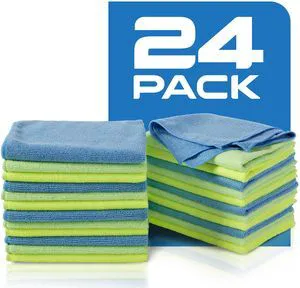 Zwipes Microfiber Cleaning Cloths, Multicolor, 24 Pack Zwipes Microfiber Cleaning Cloths, Multicolor, 24 Pack