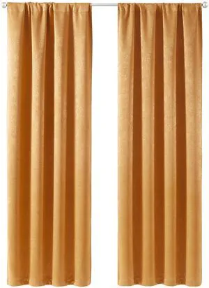 Mainstays Shimmer Rod Pocket 99% Blackout Curtains, Set of 2, 37in W x 84in L Mainstays Shimmer Rod Pocket 99% Blackout Curtains, Set of 2, 37in W x 84in L