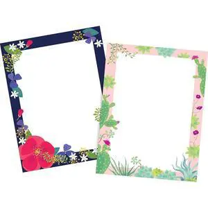 Barker Creek Petals & Prickles Computer Paper Pack, 2 Designs, 100 Sheets Barker Creek Petals & Prickles Computer Paper Pack, 2 Designs, 100 Sheets