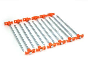 Coghlan's 10" Steel Nail Pegs 12-Pack, Tent Stake for Hard Ground Coghlan's 10" Steel Nail Pegs 12-Pack, Tent Stake for Hard Ground