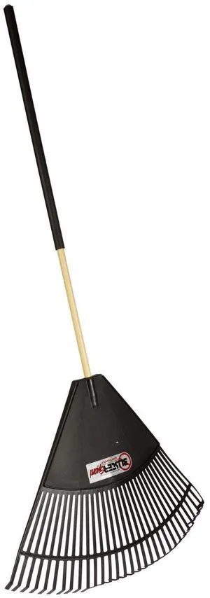 Emsco Leaf Rake 32" Resin Head, 48" Hardwood Handle with Soft Foam Grip, Black Emsco Leaf Rake 32" Resin Head, 48" Hardwood Handle with Soft Foam Grip, Black