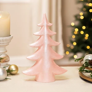 Northlight 10" Snowy Shiny Christmas Tree Tabletop Decoration, Light Pink Northlight 10" Snowy Shiny Christmas Tree Tabletop Decoration, Light Pink